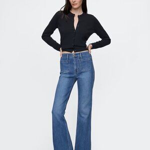 #506 GAP Women's Blue Flare & Wide Leg Jeans Size 31